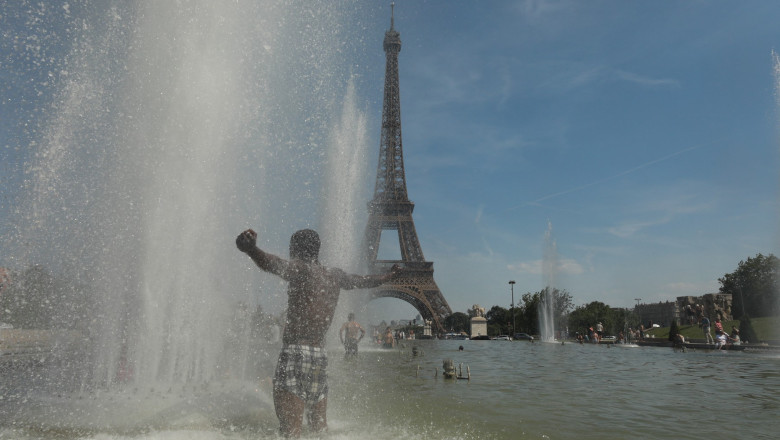paris, canicula frante