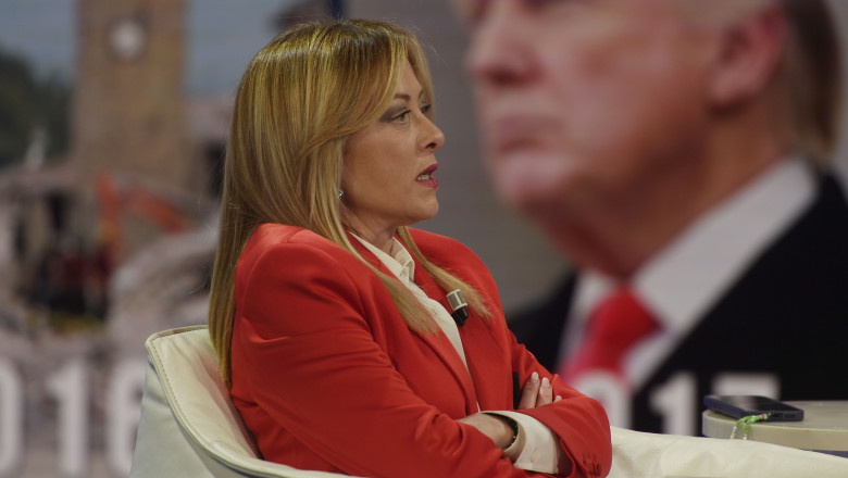 Outrage In Italy After U.S. President Donald Trump Says Prime Minister Giorgia Meloni 'Begged' For Photo