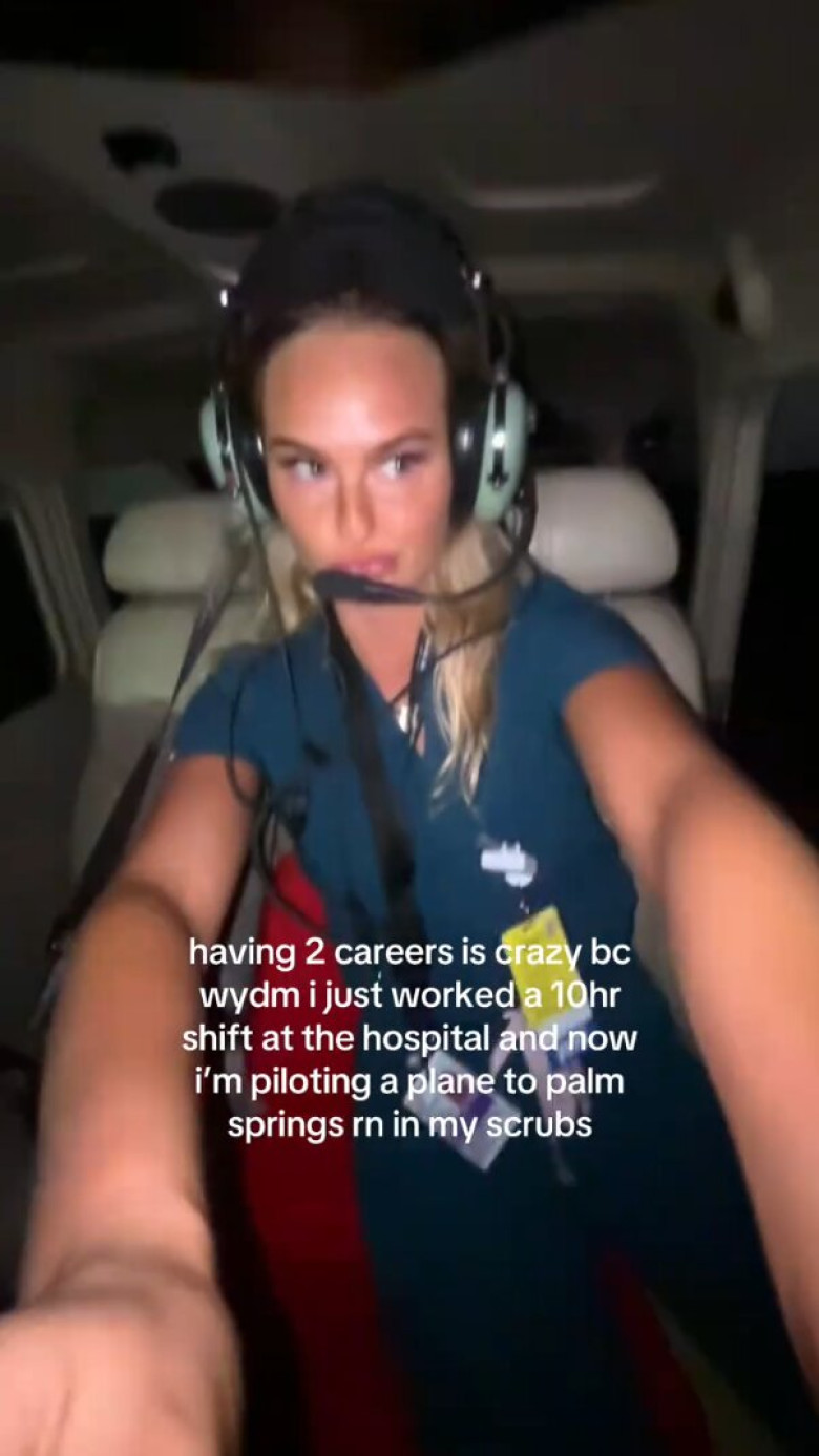 Florence Flight-ingale! Nurse works 60-hour weeks battling cancer… then spends weekends flying PLANES at 30,000ft