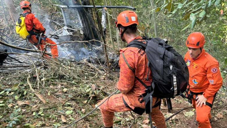 accident de elicopter brazilia