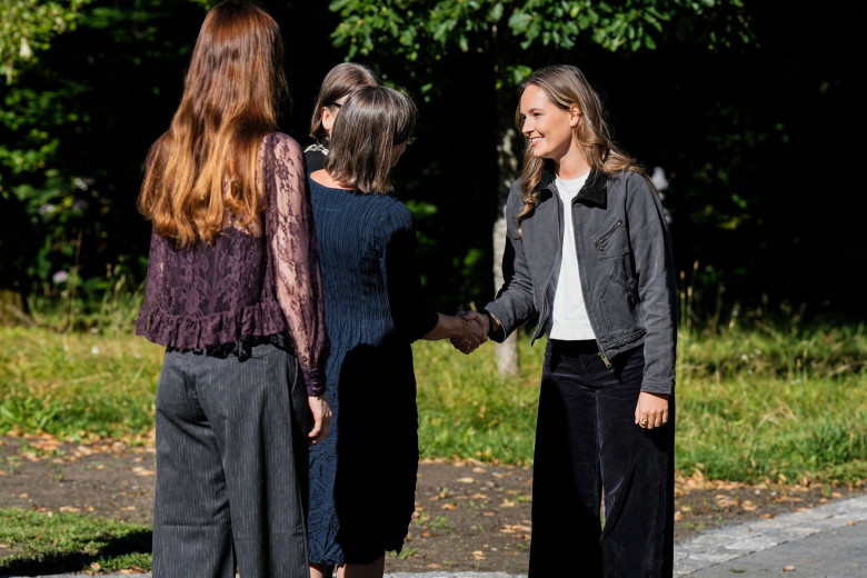 Oslo, Norway. 10th Aug, 2026. Oslo 20260810. Princess Ingrid Alexandra starts as a student at the Faculty of Social Sciences. She is on exchange in Norway from her studies at the University of Sydney. Principal Ragnhild Hennum, Dean Anne Julie Semb and Ch