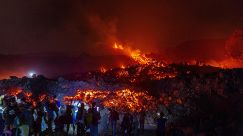 Turist american, ucis de un trăsnet pe Etna/ Profimedia