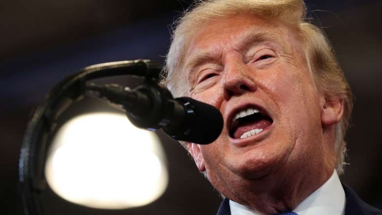 President Trump Speaks At The Nassau County Police Academy Center