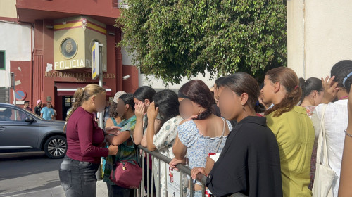 Migrant Children Wait To Be Registered At Ceuta'S Police Headquarters