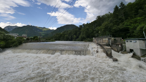 Serio River And Orobian Rain Gauges Remain Under Close Monitoring Following Heavy Rainfall, Pontenossa, Italy - 20 Aug 2026