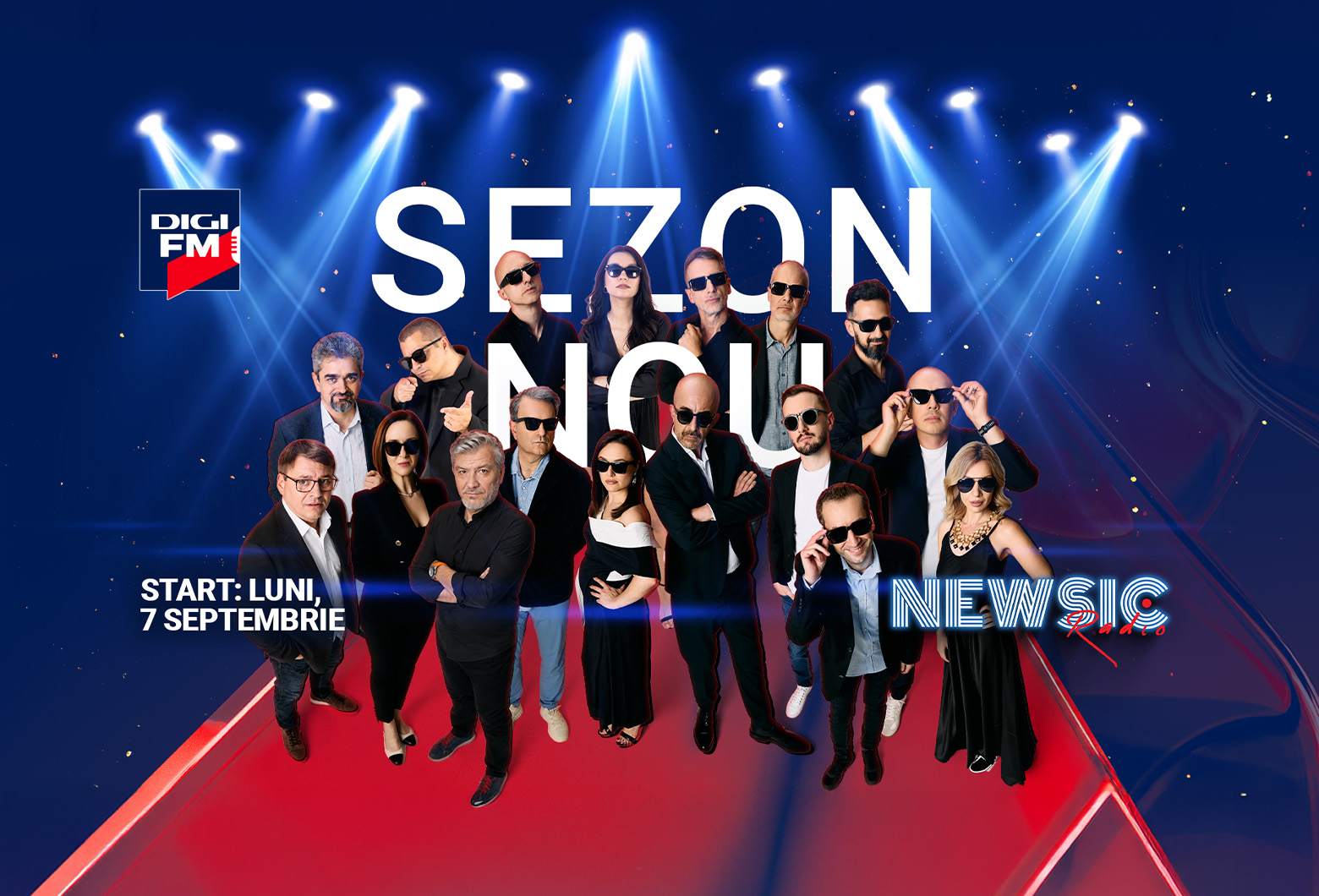 Din 7 septembrie, vedetele DIGI FM se întorc la microfon într-un sezon nou de NEWSIC Radio