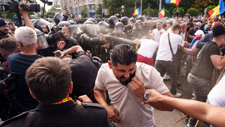 violente protestul ciobanilor