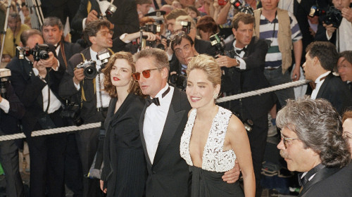 Jeanne Tripplehorn, Michael Douglas, Sharon Stone