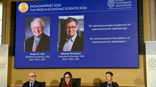 US economists Hall and Woodford win 2026 Nobel Prize for Economics