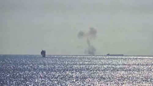Incendiu pe o navă în Marea Neagră, la 14 mile de Sulina/ Foto: News.ro
