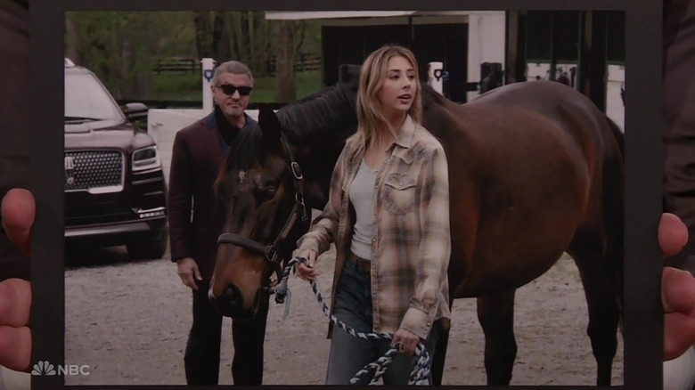 Sylvester Stallone admits he tried to give his daughter Scarlet acting advice, as he appears on The Tonight Show