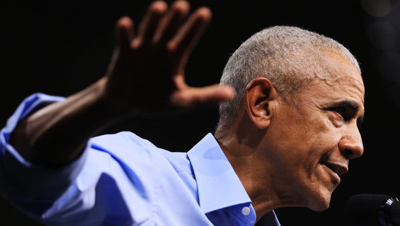 Barack Obama Campaigns With Michigan Democrats Ahead Of Midterm Elections