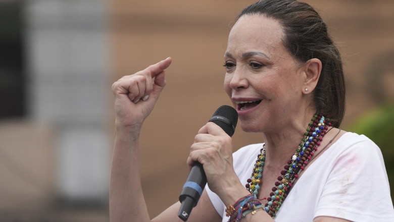 Maria Corina Machado Attends A Gathering Of Venezuelans In Panama