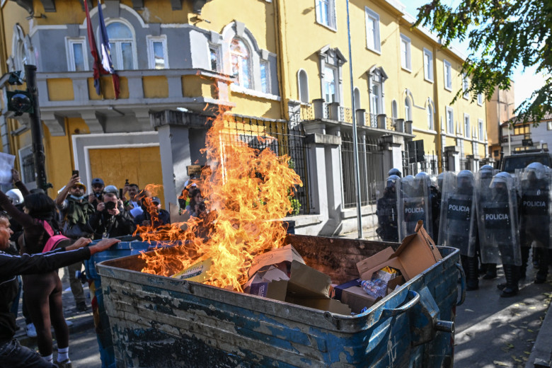 Mass Anti-Government National Protest in Tirana