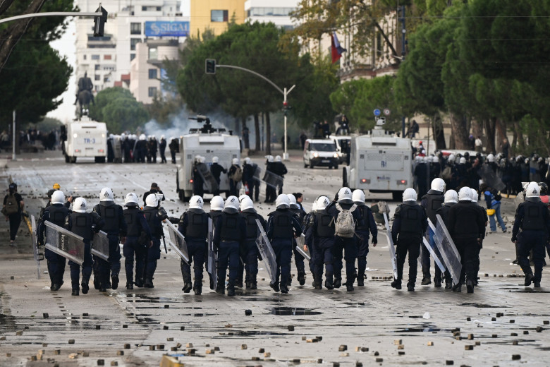 Mass Anti-Government National Protest in Tirana