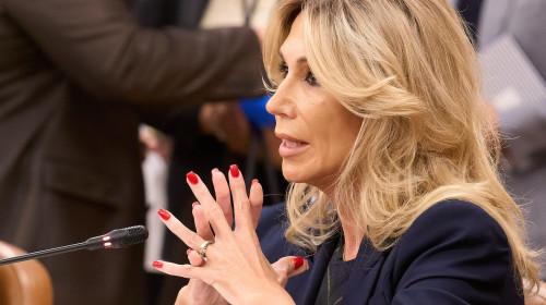 Bucharest, Romania. 29th Sep, 2026: Raluca Turcan, proposed Romanian Minister of Labor, is heard in the specialized committees of the Senate and the Chamber of Deputies at the Romanian Parliament. Credit: Lucian Alecu/Alamy Live News