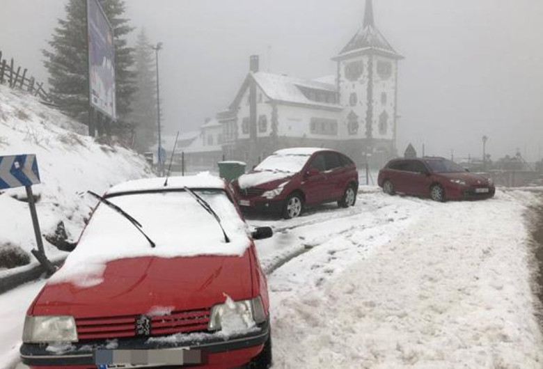 Furtună de zăpadă în Spania
