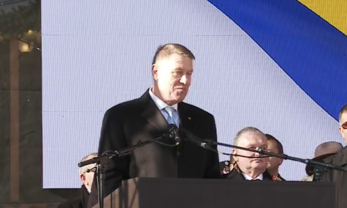 Klaus Iohannis, la Iași, de ziua Unirii Principatelor Române