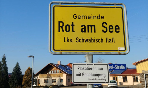 Orașul Rot am See din Germania