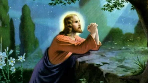 Iisus Hristos în Grădina Ghetsimani, rugăciune