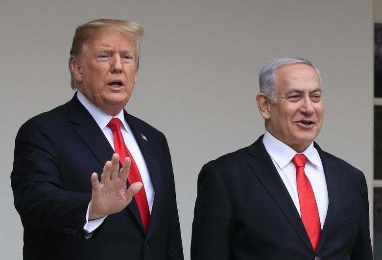 Donald Trump cu Benjamin Netanyahu