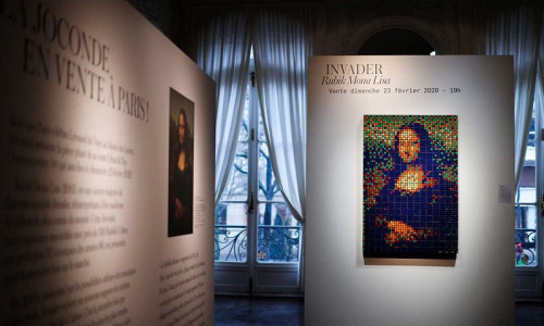 Monalisa din cuburi Rubik