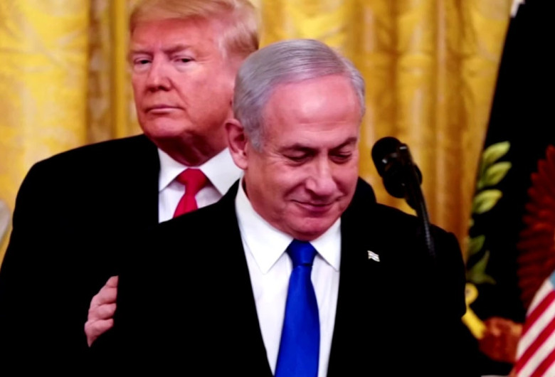 Donald Trump cu Benjamin Netanyahu