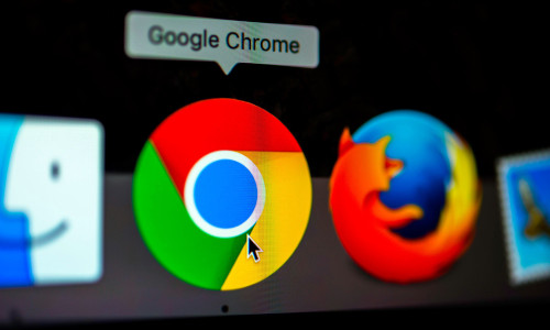 Google Chrome, între Safari și Firefox, browser
