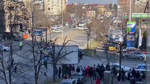 Alertă la o benzinărie din Sectorul 3