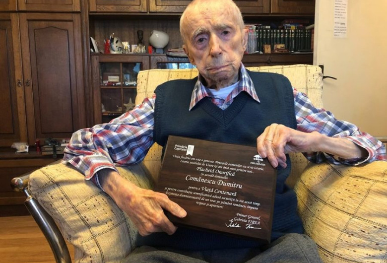Dumitru Comănescu, cel mai longeviv român în 2020