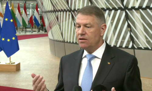 Klaus Iohannis, la Bruxelles