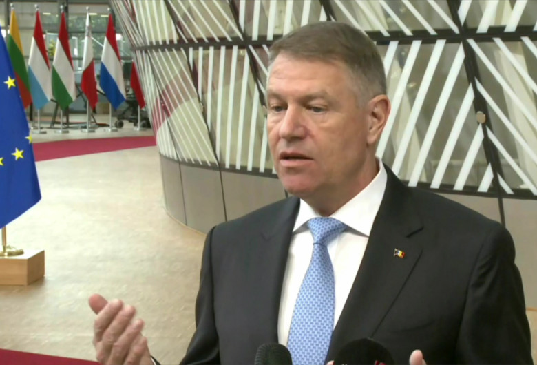 Klaus Iohannis, la Bruxelles