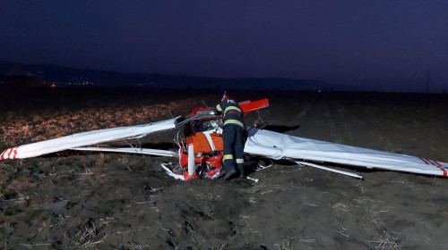 Avion prăbușit la Șiria, în județul Arad