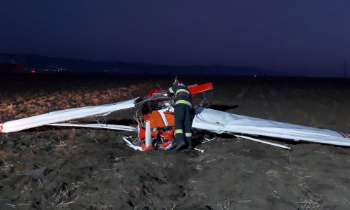Avion prăbușit la Șiria, în județul Arad