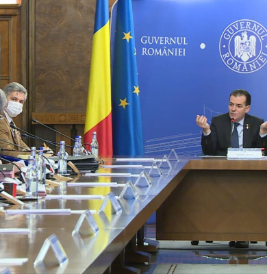 Ședință de Guvern cu Ludovic Orban