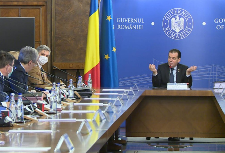 Ședință de Guvern cu Ludovic Orban