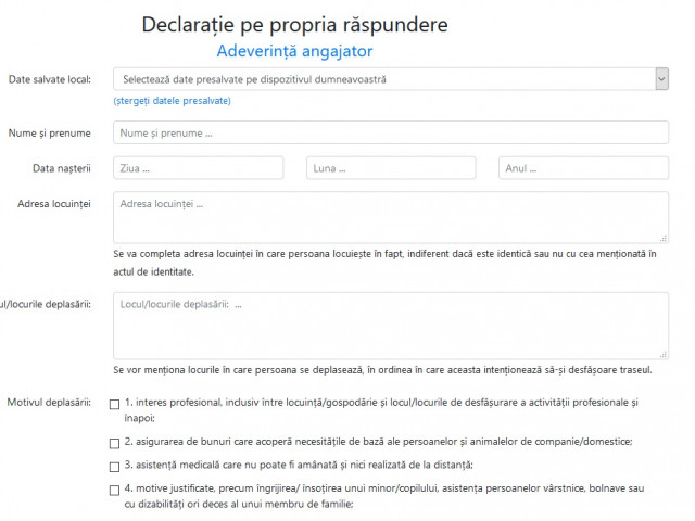 IeÈ™i Din CasÄƒ FÄƒrÄƒ DeclaraÈ›ie Sau AdeverinÈ›Äƒ CompletatÄƒ Corect RiÈ™ti AmendÄƒ 2 000 De Lei