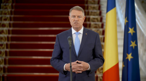 Klaus Iohannis, mesaj de la Cotroceni