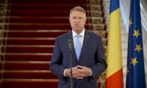Klaus Iohannis, mesaj de la Cotroceni