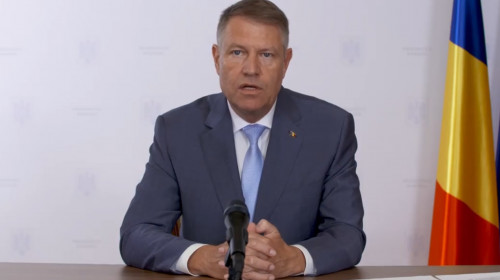 Klaus Iohannis în videoconferință