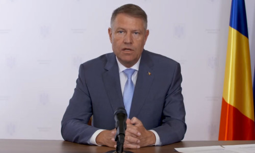 Klaus Iohannis în videoconferință