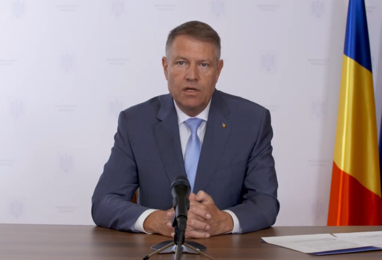 Klaus Iohannis în videoconferință