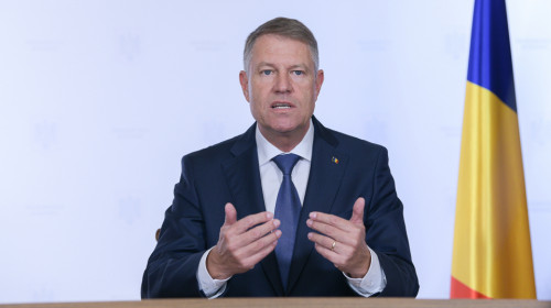 klaus iohannis declarație