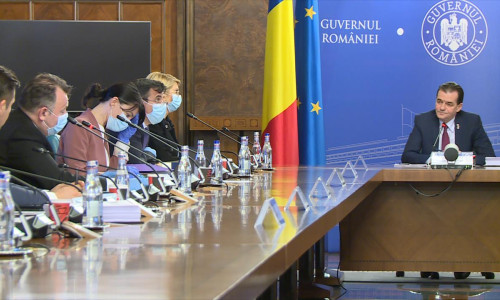 Ședință de Guvern, Ludovic Orban cu miniștrii