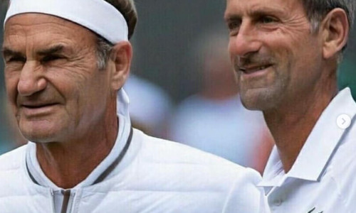 Roger Federer și Novak Djokovic