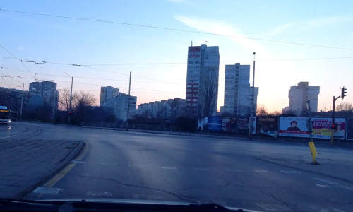 Străzi goale în capitala Bulgariei Sofia, pe timp de COVID-19, carantină, coronavirus