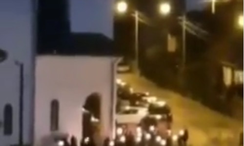 Slujbă ilegală de Paști la Cluj, în Mănăștur