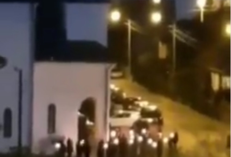 Slujbă ilegală de Paști la Cluj, în Mănăștur