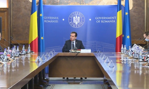 Ludovic Orban în ședința de Guvern