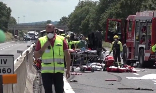 Accident cu români în Italia